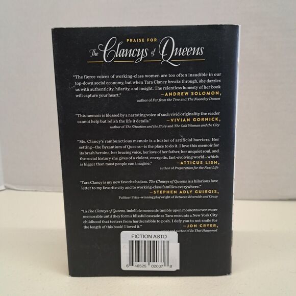 The Clancys of Queens: A Memoir by Tara Clancy First Edition Hardcover - Picture 2 of 6